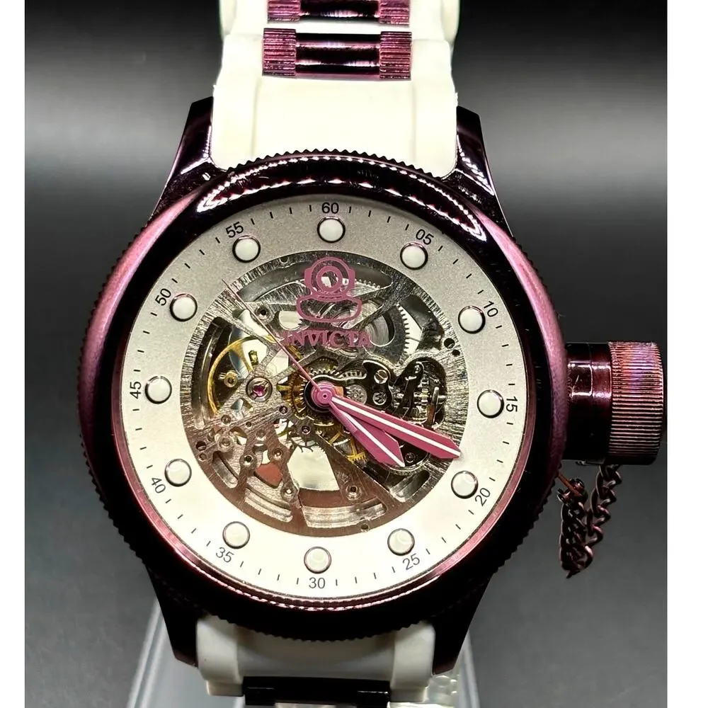 Invicta Pro Diver 40751 Automatic Skeleton Purple 51mm